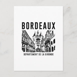 Bordeaux Architektur Erbe Vintage Poster Postkarte