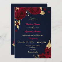 Bordeaux-Blume-Hochzeit