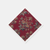 Bordeaux-Bordeaux-Broterie Serviette (Ecke)