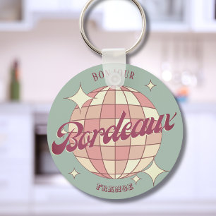 Bordeaux City France Geschenkartikel aquamarine De Schlüsselanhänger