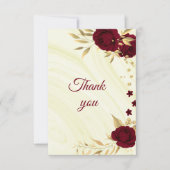 Bordeaux Dankeskarte (Vorderseite)