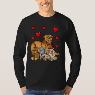Bordeaux Dog Cudly Toy T-Shirt