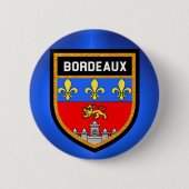 Bordeaux-Flagge Button (Vorderseite)