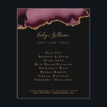 Bordeaux-Flyer Flyer<br><div class="desc">eleganter Schönheitssalon Flyer</div>