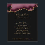 Bordeaux-Flyer Flyer<br><div class="desc">eleganter Schönheitssalon Flyer</div>