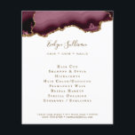 Bordeaux-Flyer Flyer<br><div class="desc">eleganter Schönheitssalon Flyer</div>