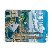 Bordeaux Foto Vintage Magnet (Horizontal)