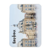 Bordeaux Fotografie Handschrift Magnet (Vertikal)