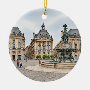 Bordeaux France Keramik Ornament