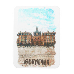 Bordeaux France Place de la Bourse Travel Magnet