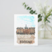 Bordeaux France Place de la Bourse Travel Postkarte (Stehend Vorderseite)