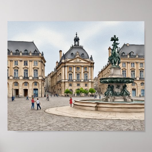 Bordeaux France Poster (Vorne)