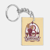 Bordeaux France Schlüsselanhänger (Vorderseite links)