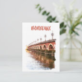 Bordeaux Frankreich City Travel Postkarte (Stehend Vorderseite)