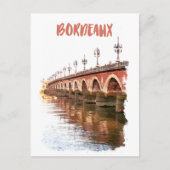 Bordeaux Frankreich City Travel Postkarte (Vorderseite)