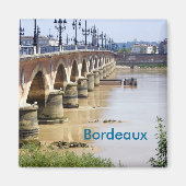 Bordeaux, Frankreich Magnet (Vorne)