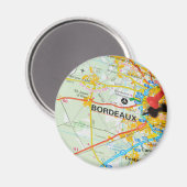 Bordeaux, Frankreich Magnet (Vorderseite/Rückseite)