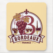 Bordeaux Frankreich Mousepad (Vorne)