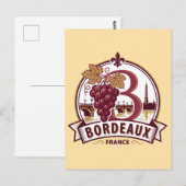 Bordeaux Frankreich Postkarte (Vorne/Hinten)