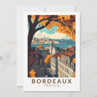 Bordeaux Frankreich Reise Kunst Vintage