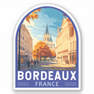 Bordeaux Frankreich Reisen Aufkleber