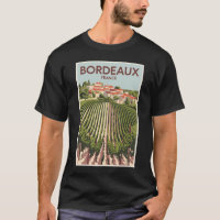Bordeaux Frankreich Weinberg Reise Kunst Vintage