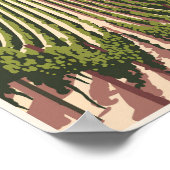 Bordeaux Frankreich Weinroute Mendrisiotto Vintag Poster (Ecke)