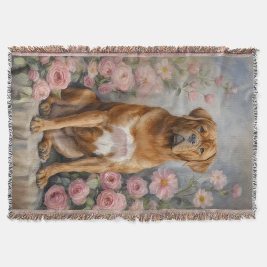 Bordeaux French Mastiff Dog Decke (Vorderseite)