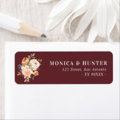 Bordeaux-Goldblütenanschrift (Insitu)