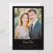 Bordeaux Gothic Paisley Wedding Dankeskarte (Vorne/Hinten)