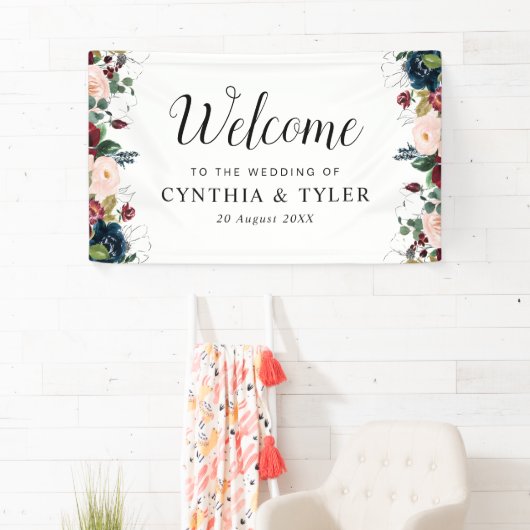 Bordeaux-Hochzeitsfeier Banner (Insitu)