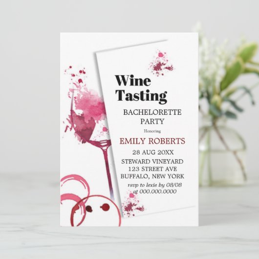 Bordeaux Junggeselinnen-Abschied Weinverkostung (Stehend Vorderseite)