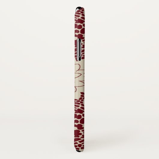 Bordeaux-Krippe Case-Mate iPhone Hülle (Hinten/Rechts)