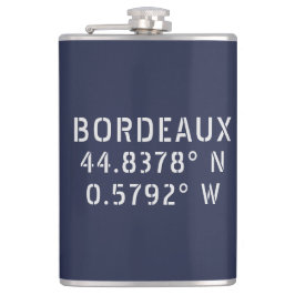 Bordeaux Latitude Longitude Flachmann