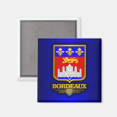 Bordeaux Magnet (Vorderseite/Rückseite)