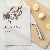 Bordeaux-Marinebar  Geschirrtuch (Viertel Falte)