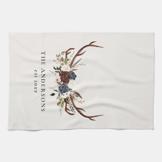 Bordeaux-Marinebar  Geschirrtuch (Horizontal)