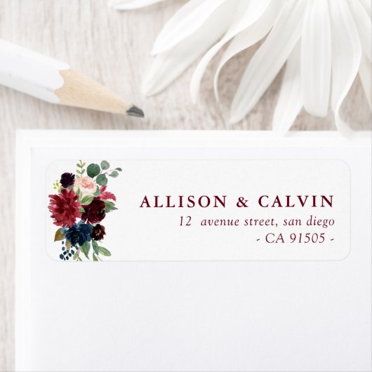 Bordeaux-Marineblatt (Insitu)