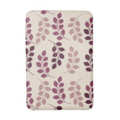 Bordeaux Modern Botanical Japandi Badematte (Vorderseite Vertikal)