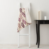 Bordeaux Modern Botanical Japandi Sherpadecke (Beispiel)