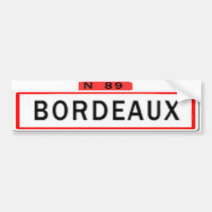 BORDEAUX N 89 AUTOAUFKLEBER