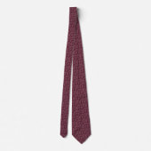 Bordeaux Paisley Krawatte (Rückseite)