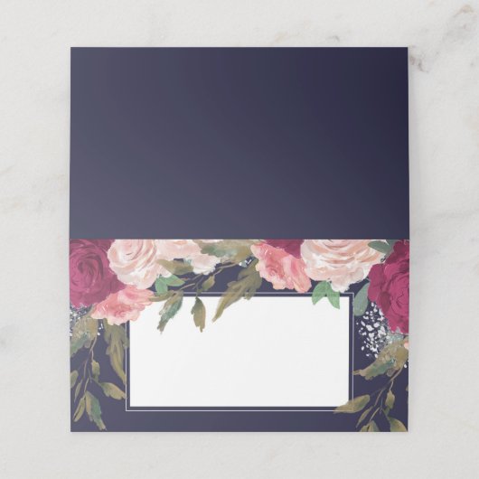 Bordeaux-Platzkarte Platzkarte (Außenseite Aufgefaltet)