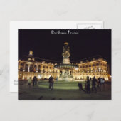 Bordeaux Postkarte (Vorne/Hinten)