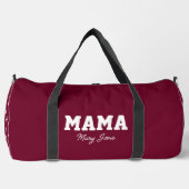 Bordeaux Red Mama Delivery Travel Gym Duffle Bag (Vorderseite)