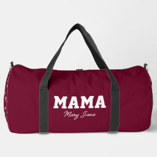 Bordeaux Red Mama Delivery Travel Gym Duffle Bag