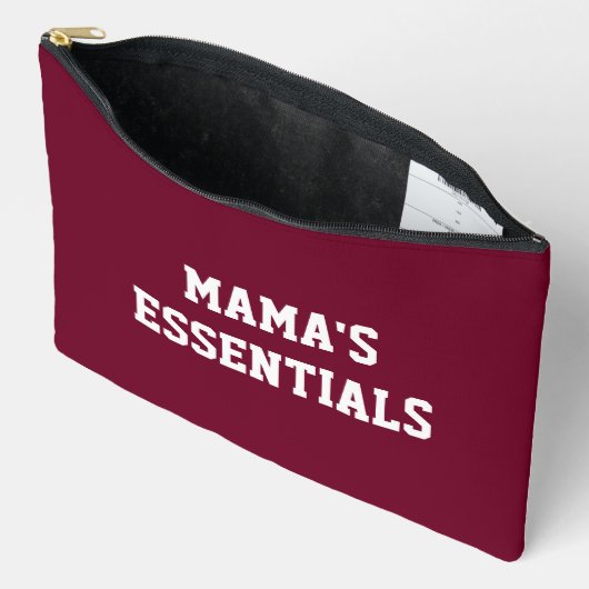 Bordeaux Red Mama's Essentials Accessoire Bag Zubehörtasche (Offen)