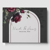 Bordeaux-Rote Rosen Schadowy-Hochzeit