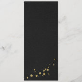 Bordeaux-Schwarz Menükarte (Rückseite)