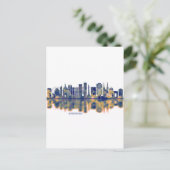 Bordeaux Skyline Feiertagspostkarte (Stehend Vorderseite)